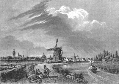 's-Gravenhage - van de trekvaart gezien